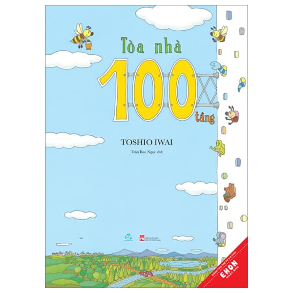 Sách Ehon Nhật Bản - Tòa Nhà 100 Tầng (Tái Bản 2024) - Toshio Iwai