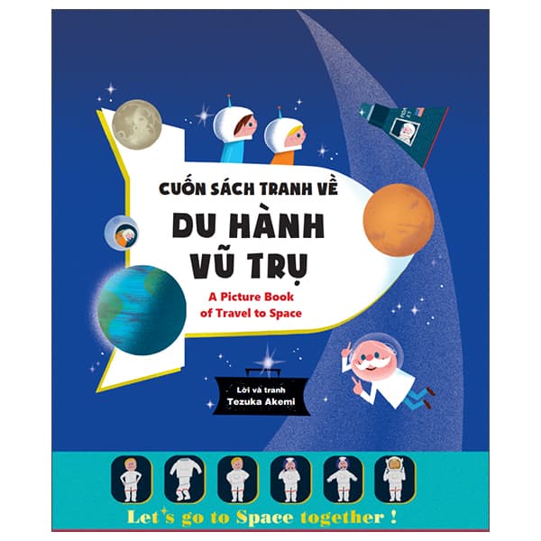 Sách Cuốn Sách Tranh Về Du Hành Vũ Trụ - Tezuka Akemi
