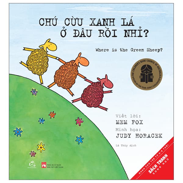 Sách Chú Cừu Xanh Lá Ở Đâu Rồi Nhỉ? - Mem Fox
