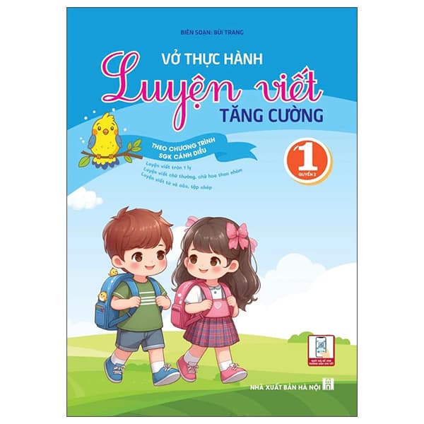 Sách Vở Thực Hành Luyện Viết Tăng Cường 1 - Quyển 2 (Theo Chương Trì - Trang Bùi