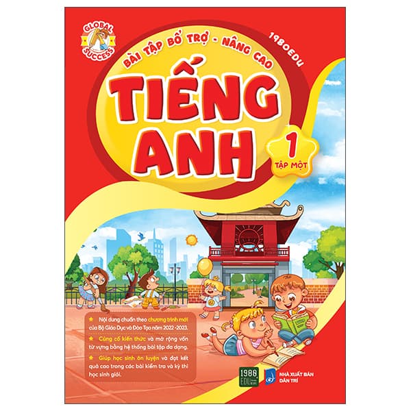 Sách Bài Tập Bổ Trợ Nâng Cao Tiếng Anh Lớp 1 - Tập 1 - 1980Edu