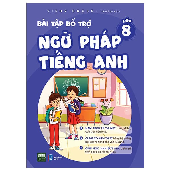 Sách Bài Tập Bổ Trợ Ngữ Pháp Tiếng Anh Lớp 8 - VISHV Books