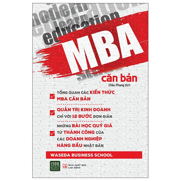 Sách MBA Căn Bản (Tái Bản 2022) - Waseda Business School