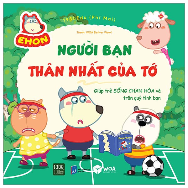 Sách Ehon Wolfoo - Người Bạn Thân Nhất Của Tớ - 1980Edu