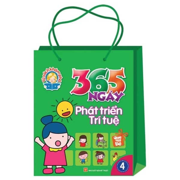 Sách 365 Ngày Phát Triển Trí Tuệ - Bộ 4 (8 Cuốn/ Túi) - Thôi Chung Lôi