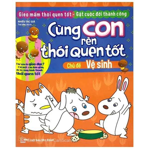 Sách Cùng Con Rèn Thói Quen Tốt - Chủ Đề: Vệ Sinh (Tái Bản 2018) - Nhiều Tác Giả