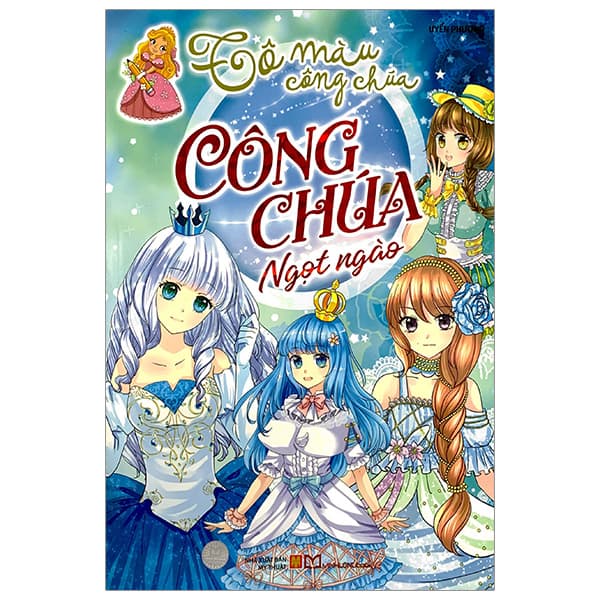 Sách Tô Màu Công Chúa - Công Chúa Ngọt Ngào - Uyển Phương