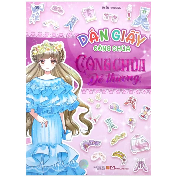 Sách Dán Giấy Công Chúa - Công Chúa Dễ Thương - Uyển Phương