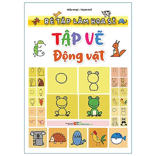 Sách Bé Tập Làm Họa Sĩ - Tập Vẽ Động Vật - Trâu Nhạc