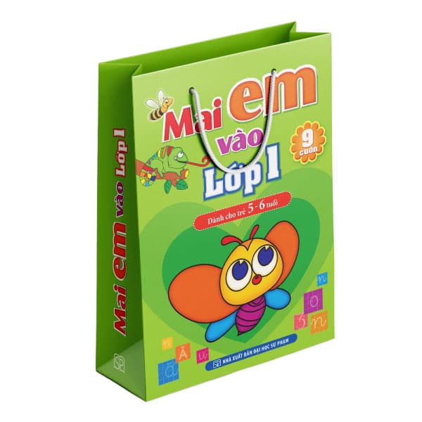 Sách Mai Em Vào Lớp 1 - Dành Cho Trẻ 5-6 Tuổi (Bộ Túi 9 Cuốn) (Tái Bản - Lê Hồng Mai