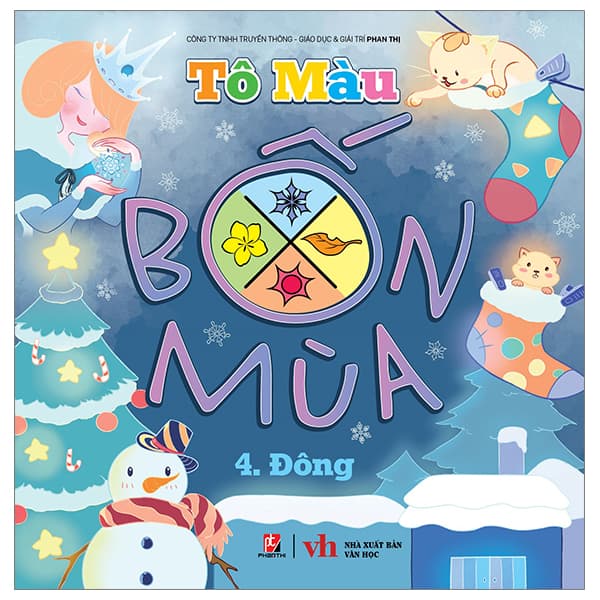 Sách Tô Màu Bốn Mùa - Đông - Tập 4 - Phan Thị