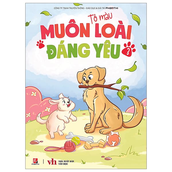 Sách Tô Màu - Muôn Loài Đáng Yêu - Tập 3 - Phan Thị