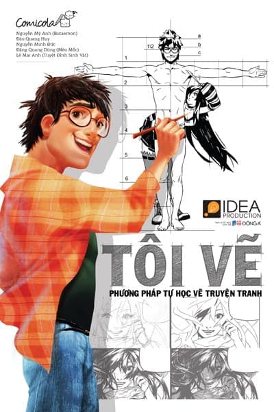 Sách Tôi Vẽ - Phương Pháp Tự Học Vẽ Truyện Tranh - Phương Trà