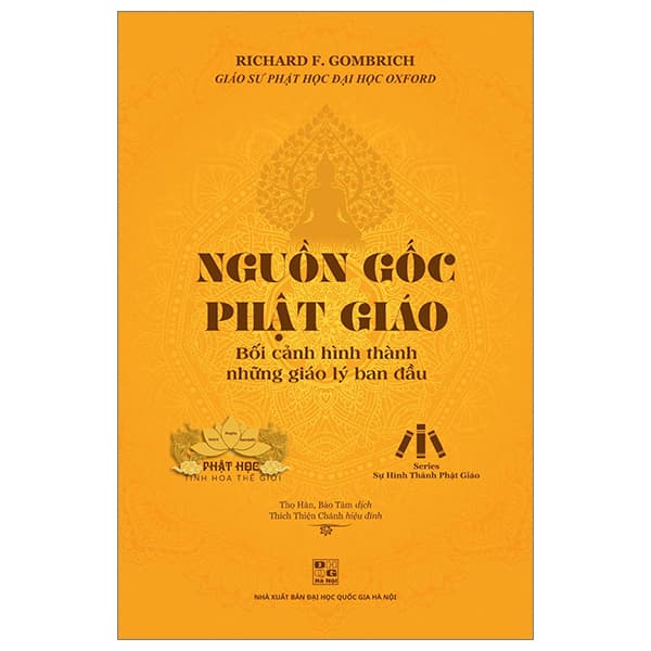 Sách Nguồn Gốc Phật Giáo - Bối Cảnh Hình Thành Những Giáo Lý Ban Đ� - Richard F. Gombrich