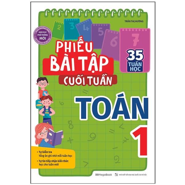 Sách Phiếu Bài Tập Cuối Tuần Toán 1 - Trần Thị Hường