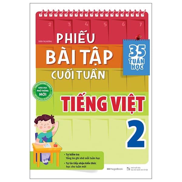 Sách Phiếu Bài Tập Cuối Tuần Tiếng Việt 2 (35 Tuần Học) - Trần Thị Hường