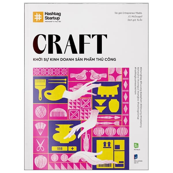 Sách Hashtag No.6 Craft - Khởi Sự Kinh Doanh Sản Phẩm Thủ Công - Entrepreneur Press