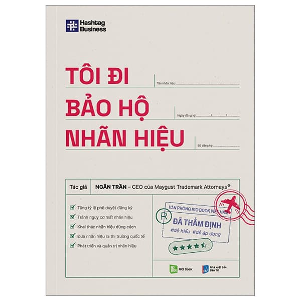 Sách Tôi Đi Bảo Hộ Nhãn Hiệu - Ngân Trần
