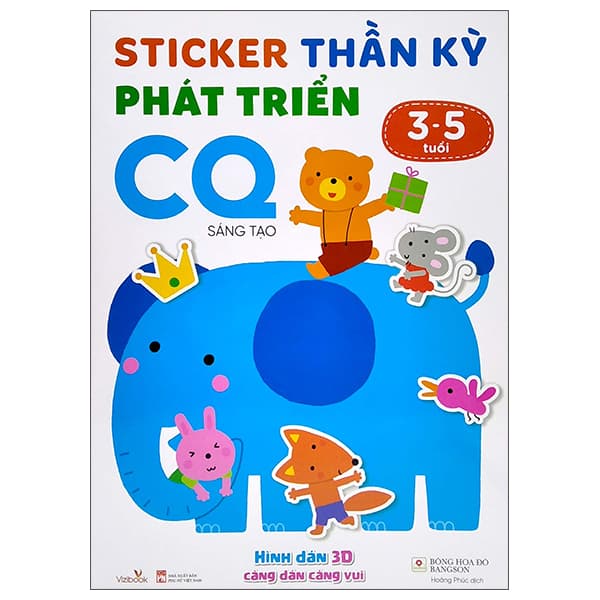 Sách Sticker Thần Kỳ - Phát Triển CQ - Sáng Tạo (3-5 Tuổi) - Bông Hoa Đỏ Bangson