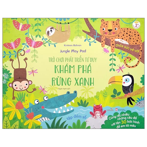 Sách Trò Chơi Phát Triển Tư Duy - Khám Phá Rừng Xanh - Kirsteen Robson