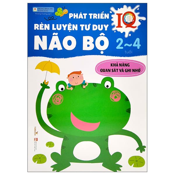 Sách Phát Triển IQ Rèn Luyện Tư Duy Não Bộ 2- 4 Tuổi:  Khả Năng Quan S� - Bông Hoa Đỏ Bangson