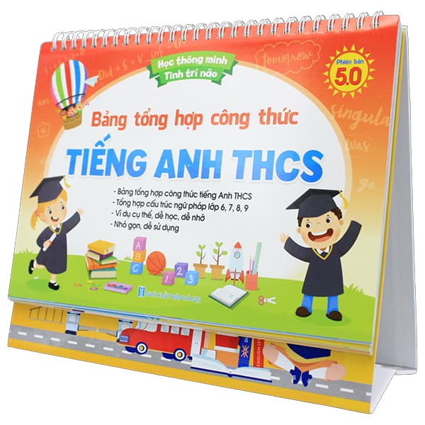 Sách Bảng Tổng Hợp Công Thức Tiếng Anh THCS