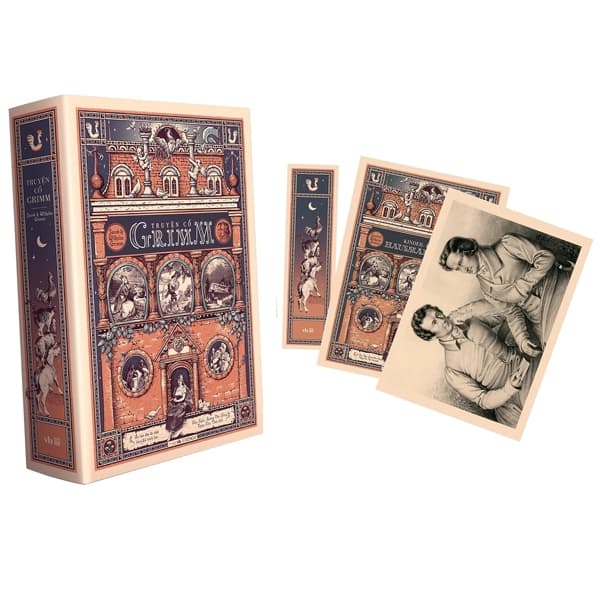Sách Truyện Cổ Grimm - Bản Cao Cấp - Tặng Kèm Bookmark + 2 Postcard