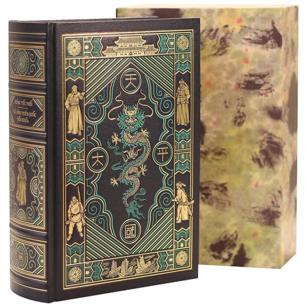 Sách Thái Bình Thiên Quốc Diễn Nghĩa - Ấn Bản Giới Hạn - Bìa Da - Hoàng Tiểu Phối