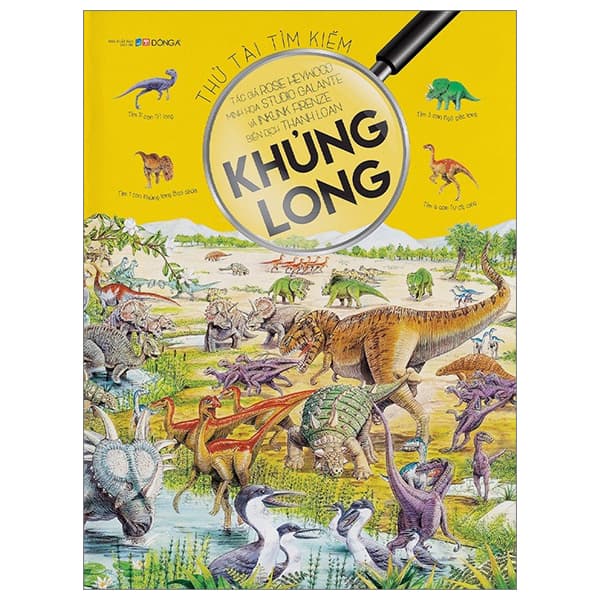 Sách Thử Tài Tìm Kiếm - Khủng Long (Tái Bản 2023) - Đan Long