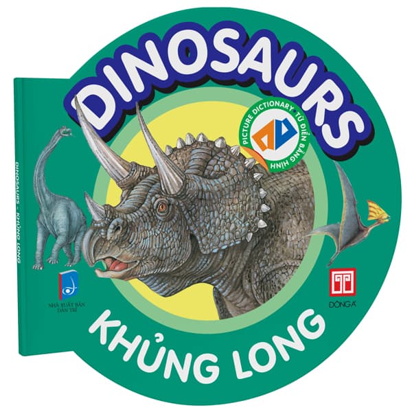 Sách Picture Dictionary - Từ Điển Bằng Hình - Dinosaurs - Khủng Long - Bìa - Đan Long