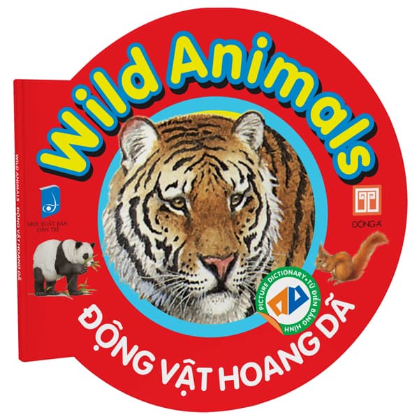 Sách Picture Dictionary - Từ Điển Bằng Hình - Wild Animails - Động Vật Ho - Á Đông