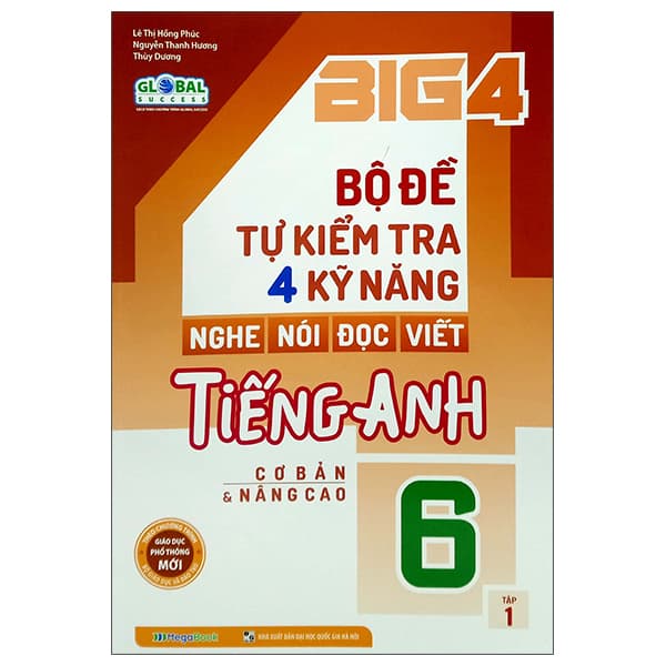 Sách Big 4 - Bộ Đề Tự Kiểm Tra 4 Kỹ Năng Nghe - Nói - Đọc - Viết Ti� - Lê Thị Hồng Phúc