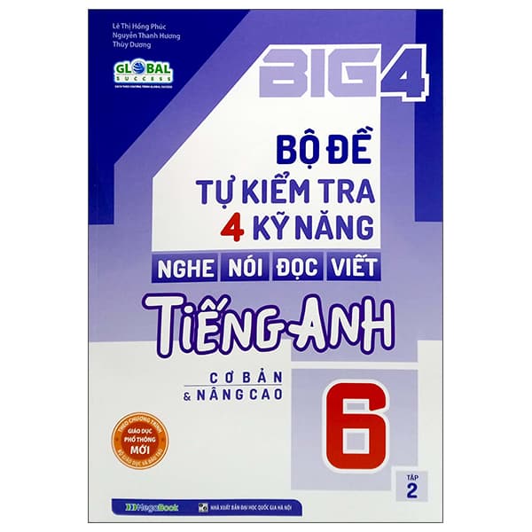 Sách Big 4 - Bộ Đề Tự Kiểm Tra 4 Kỹ Năng Nghe - Nói - Đọc - Viết Ti� - Thanh Lê