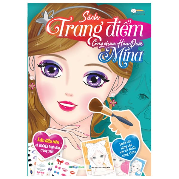 Sách Sách Trang Điểm - Công Chúa Hàn Quốc Mina - Little Rainbow