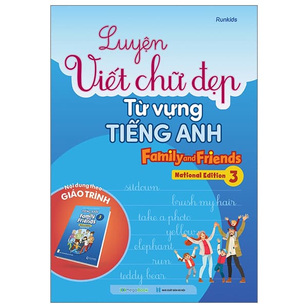 Sách Luyện Viết Chữ Đẹp Từ Vựng Tiếng Anh Family And Friends - National - Runkids