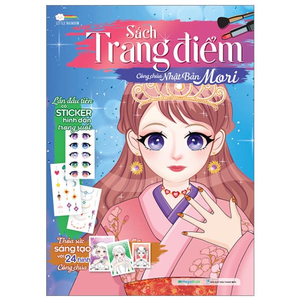 Sách Sách Trang Điểm - Công Chúa Nhật Bản Mori - Little Rainbow