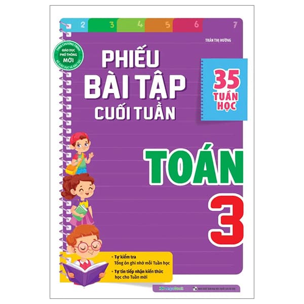Sách Phiếu Bài Tập Cuối Tuần Toán 3 - Trần Thị Hường