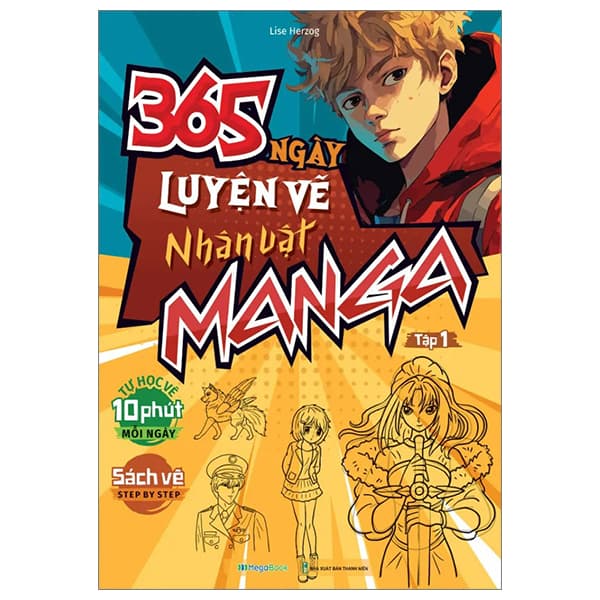Sách 365 Ngày Luyện Vẽ Nhân Vật Manga - Tập 1 - Lise Herzog