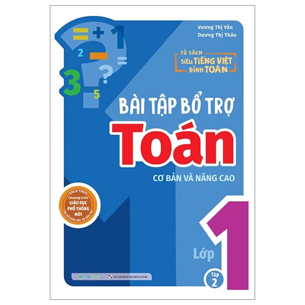 Sách Bài Tập Bổ Trợ Toán Cơ Bản Và Nâng Cao Lớp 1 - Tập 2 - Vương Thị Vân