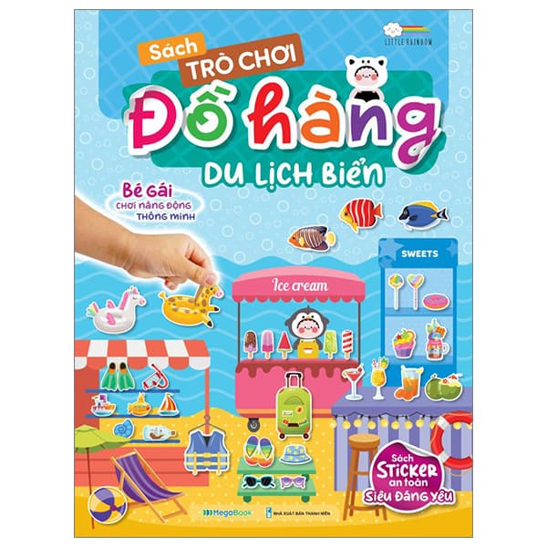 Sách Sách Trò Chơi Đồ Hàng - Du Lịch Biển - Little Raibow