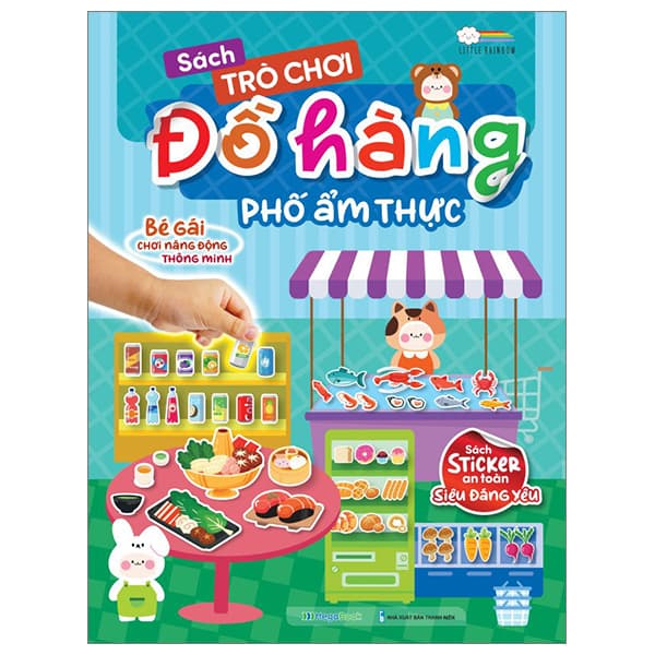 Sách Sách Trò Chơi Đồ Hàng - Phố Ẩm Thực - Little Raibow
