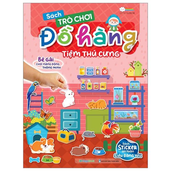 Sách Sách Trò Chơi Đồ Hàng - Tiệm Thú Cưng - Thu Hà