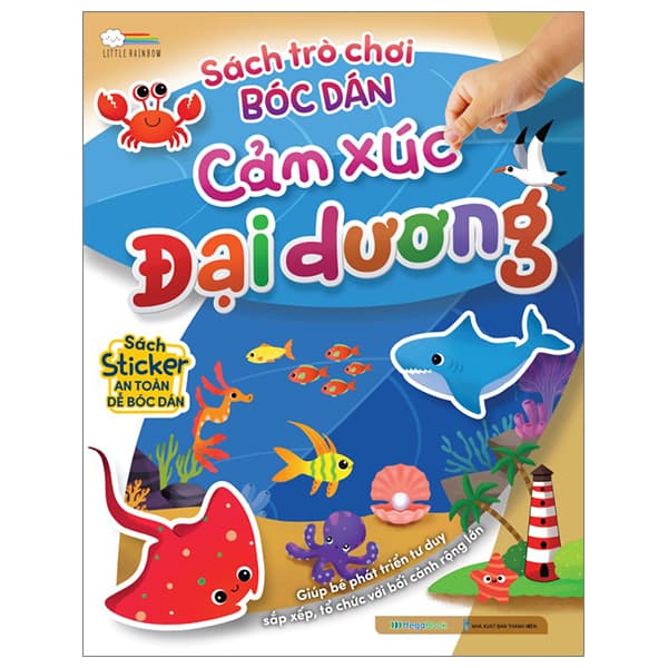 Sách Sách Trò Chơi Bóc Dán Cảm Xúc - Đại Dương - Little Rainbow