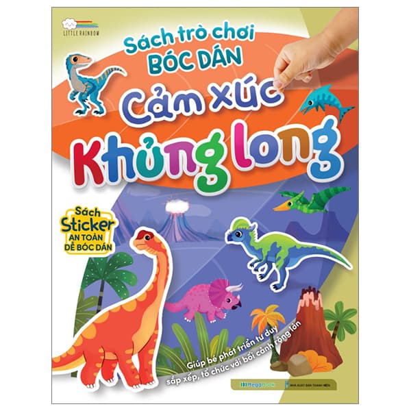 Sách Sách Trò Chơi Bóc Dán Cảm Xúc - Khủng Long - Đan Long