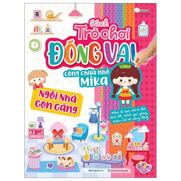 Sách Sách Trò Chơi Đóng Vai Công Chúa Nhỏ Mika - Ngôi Nhà Gọn Gàng - Little Rainbow