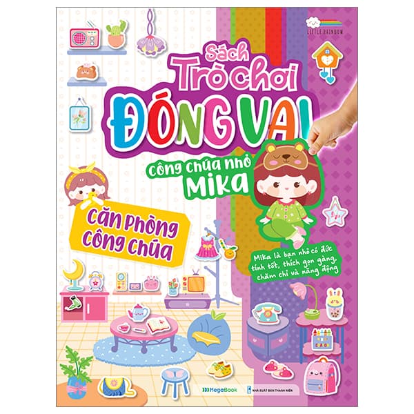 Sách Sách Trò Chơi Đóng Vai Công Chúa Nhỏ Mika - Căn Phòng Công Chúa - Little Rainbow