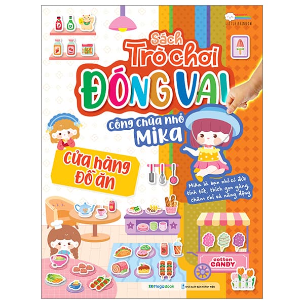 Sách Sách Trò Chơi Đóng Vai Công Chúa Nhỏ Mika - Cửa Hàng Đồ Ăn - Little Rainbow