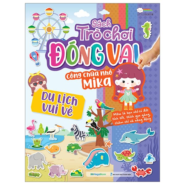 Sách Sách Trò Chơi Đóng Vai Công Chúa Nhỏ Mika - Du Lịch Vui Vẻ - Little Rainbow
