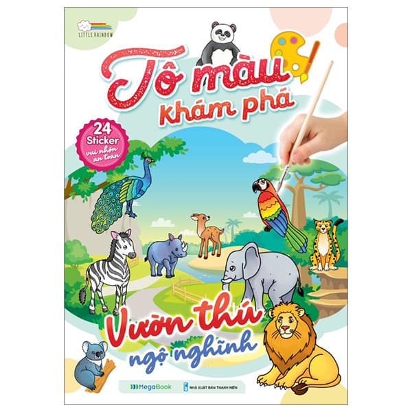 Sách Tô Màu Khám Phá - Vườn Thú Ngộ Nghĩnh - Thu Thanh