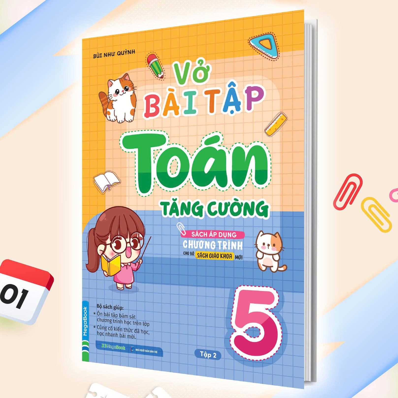 Sách Vở Bài Tập Toán Tăng Cường 5 Tập 2 - Bùi Như Quỳnh